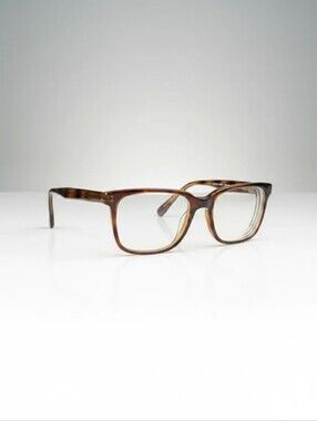 Warby Parker Chamberlain Tortoiseshell Square Eyeglasses 705 50-18-140 Rx